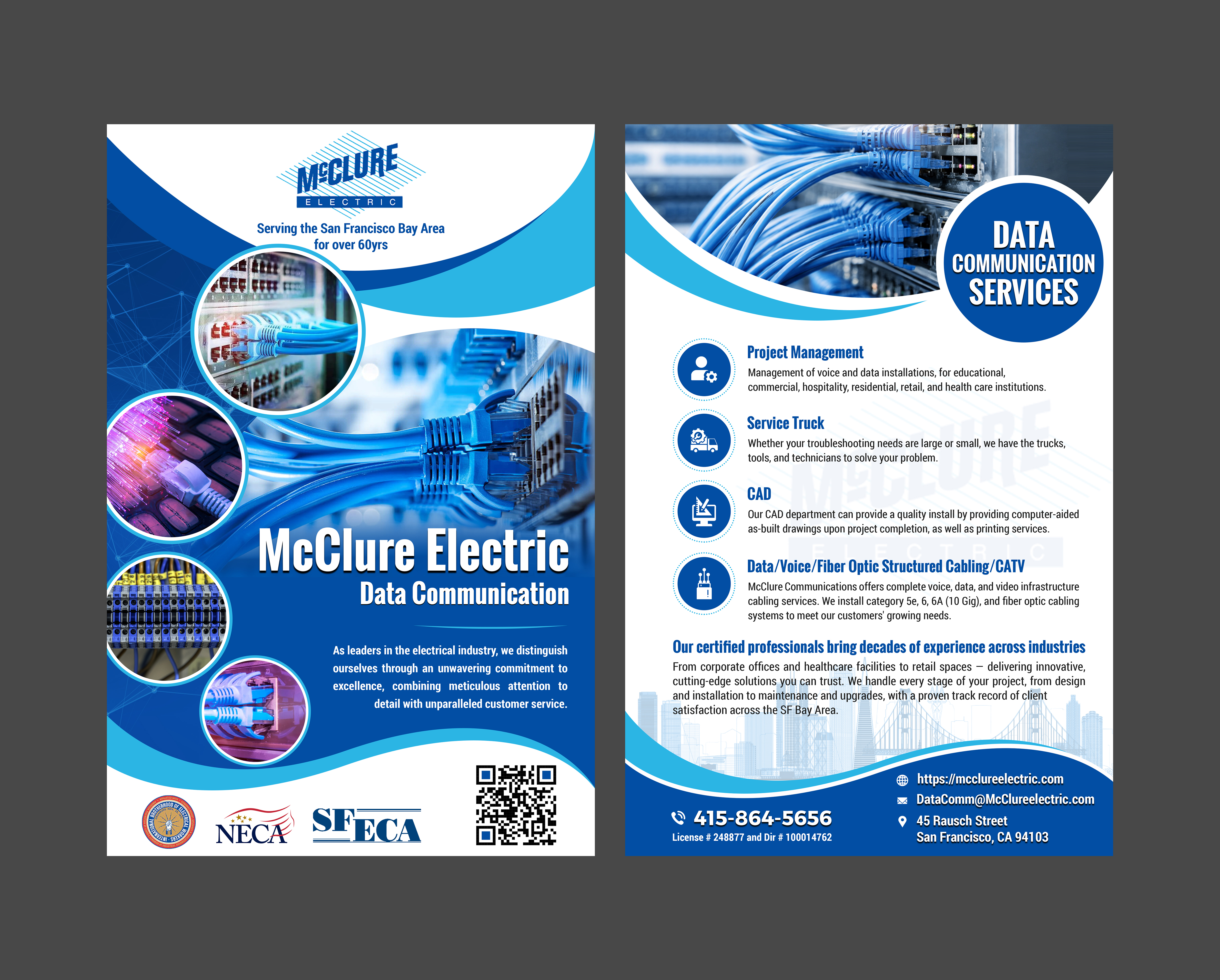 Flyer Design by Creations Box 2015 for McClure Electric  | Design #37121370
