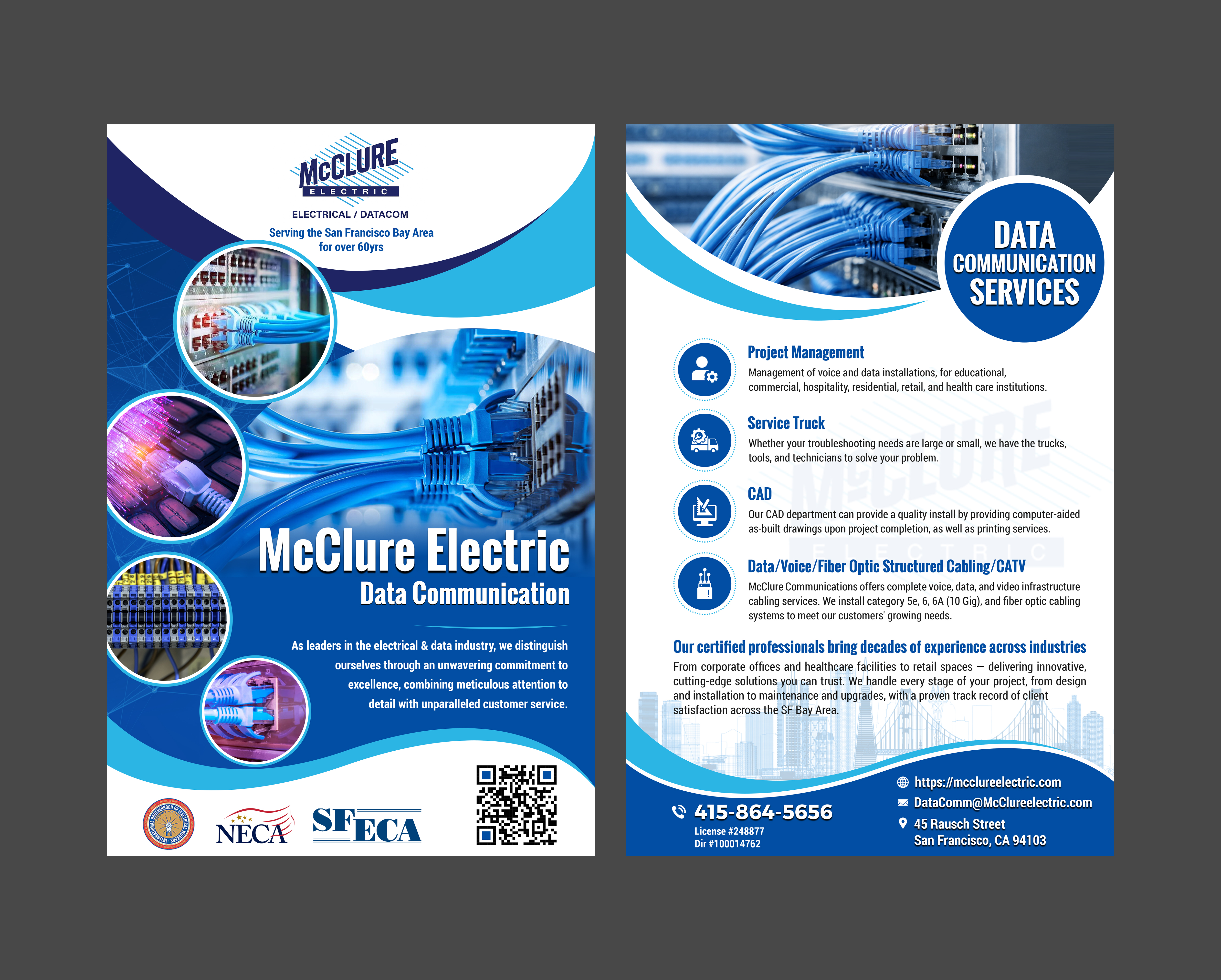 Flyer Design by Creations Box 2015 for McClure Electric  | Design #37122215