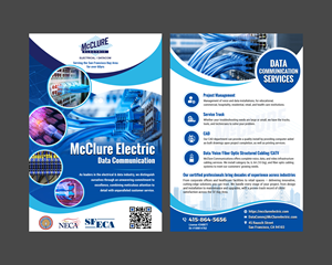 Design de Flyer par Creations Box 2015 pour McClure Electric  | Design : #37122215