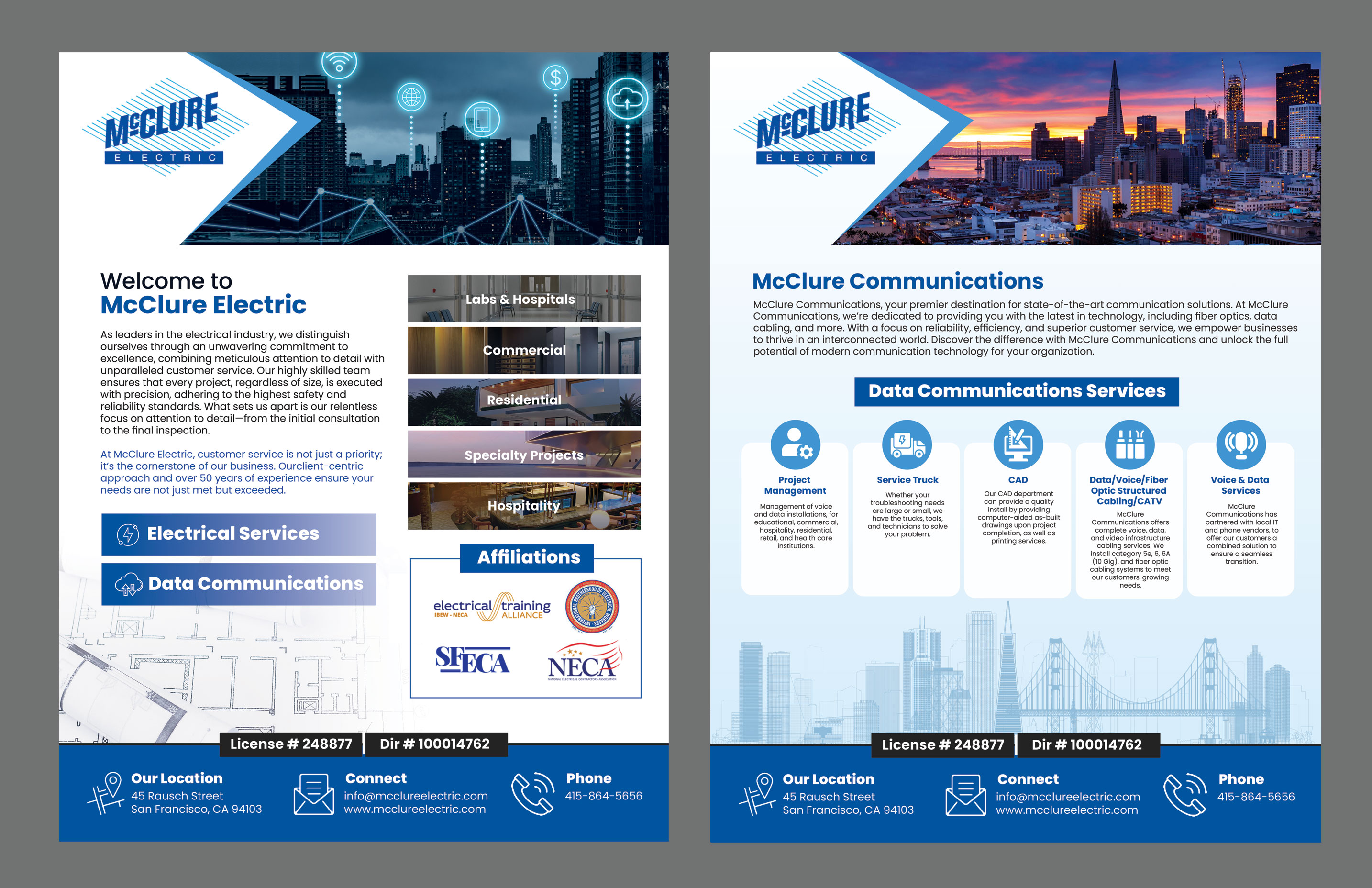 Flyer Design by Stan$oul for McClure Electric  | Design #37037525