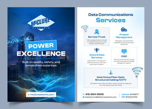 Flyer Design by Graphic Guy for McClure Electric  | Design #37038889