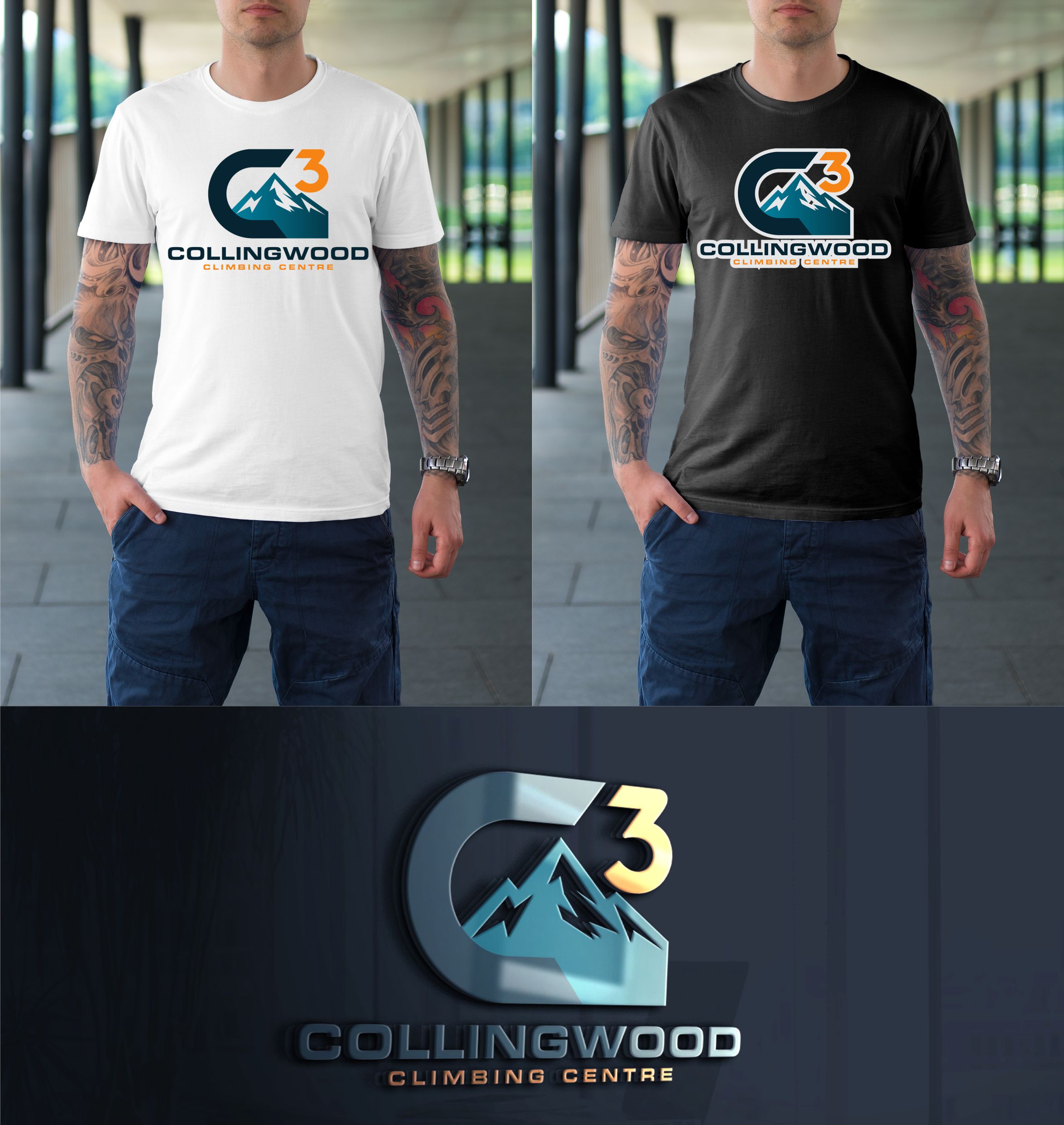 Logo Design by alkaline for Collingwood Climbing Centre | Design #37048603