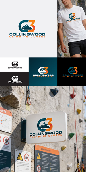 Logo Design by Gol D Roger™ for Collingwood Climbing Centre | Design: #37043496
