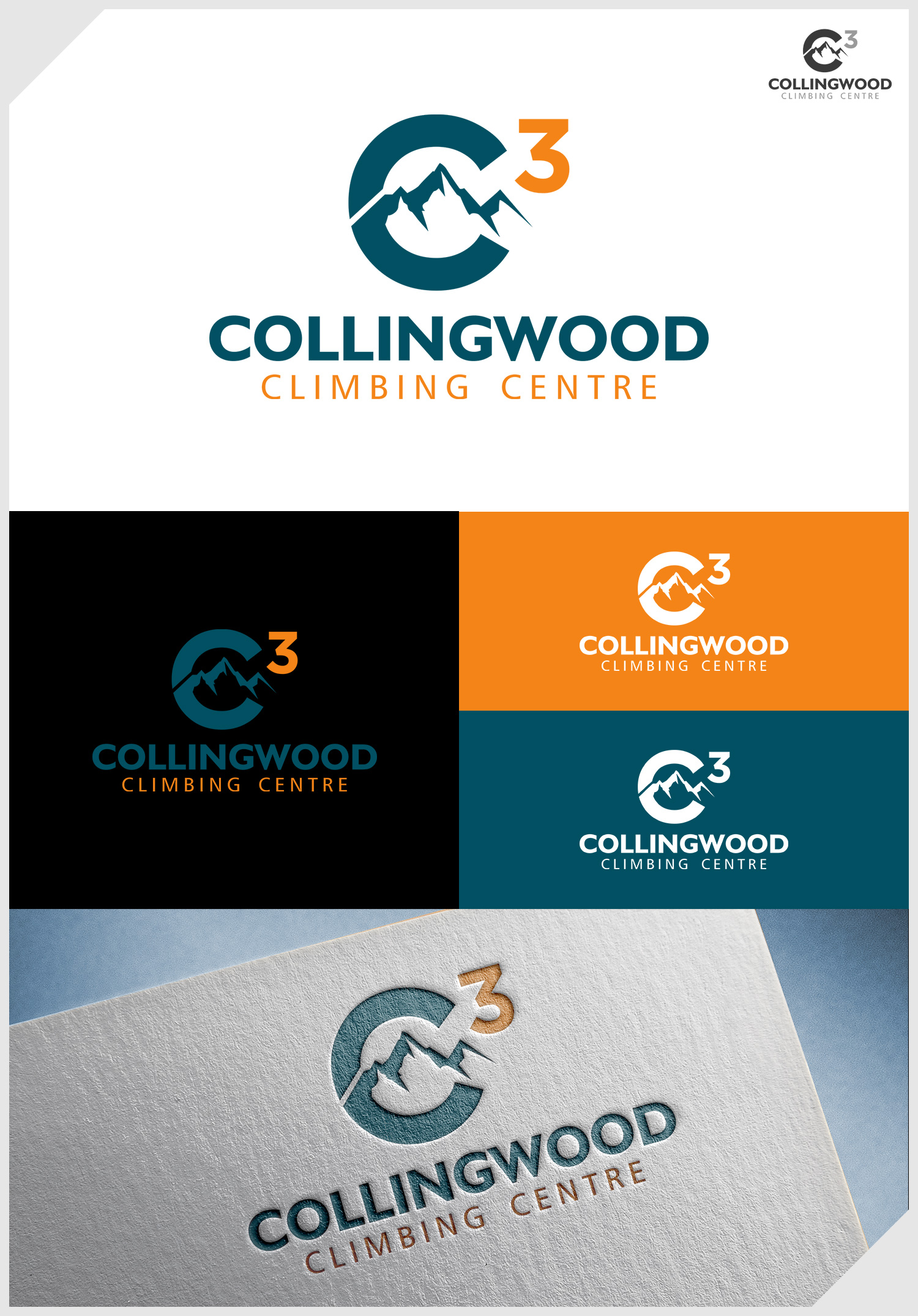 Logo Design by IDesign1606 for Collingwood Climbing Centre | Design #37043721