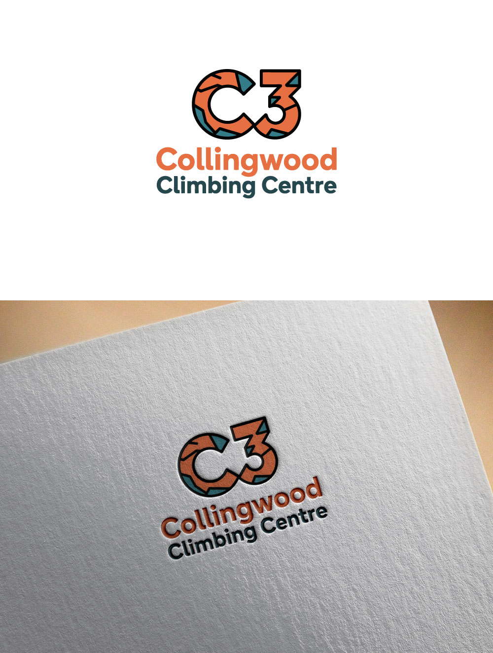 Logo Design by KING JM for Collingwood Climbing Centre | Design #37037453