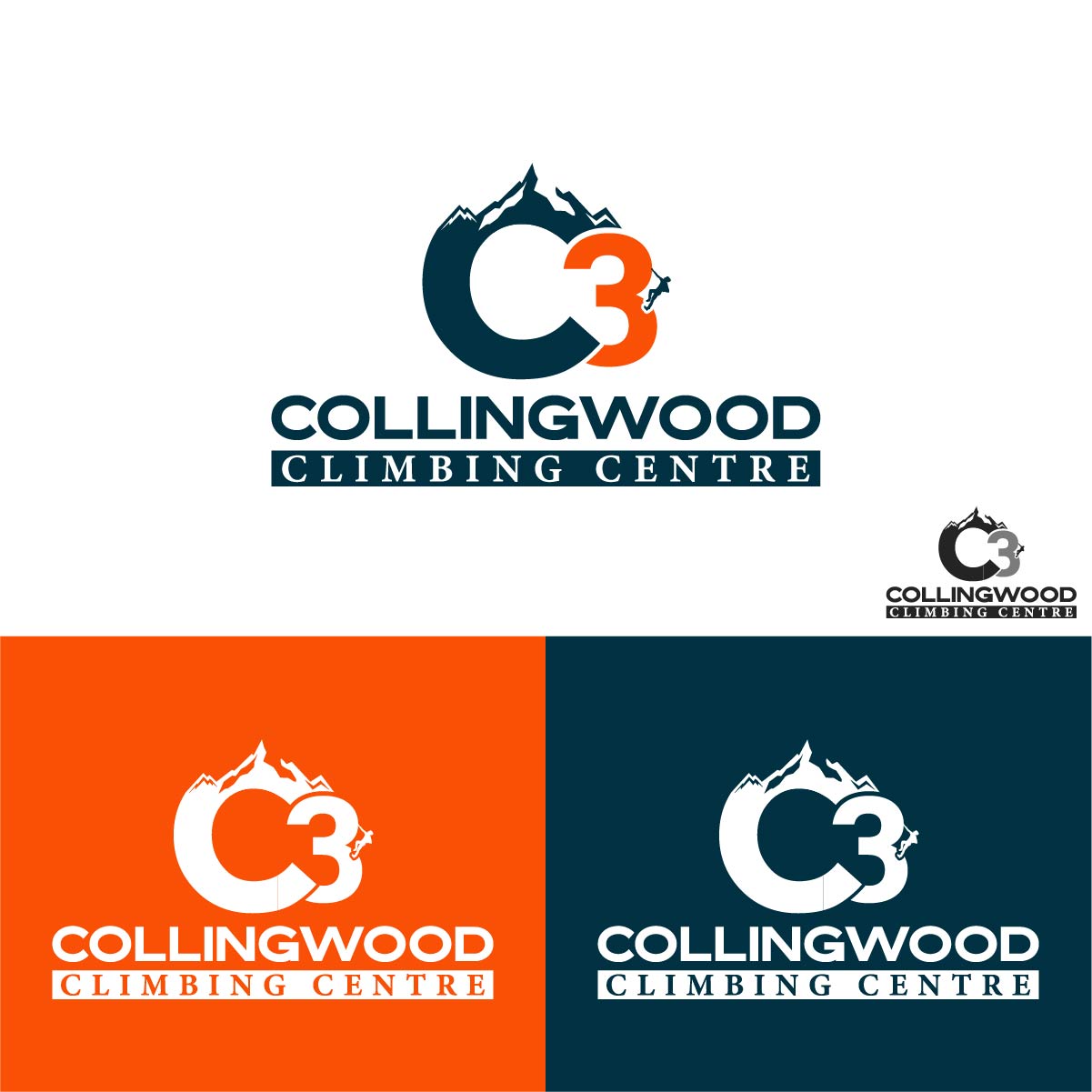 Logo Design by MonsterDesign for Collingwood Climbing Centre | Design #37038738