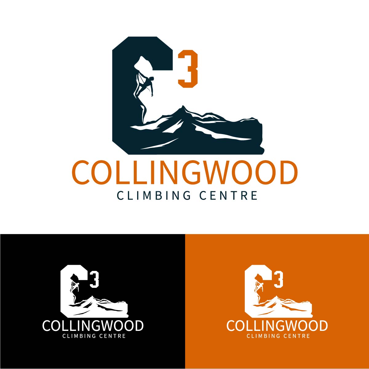 Logo Design by MonsterDesign for Collingwood Climbing Centre | Design #37038743