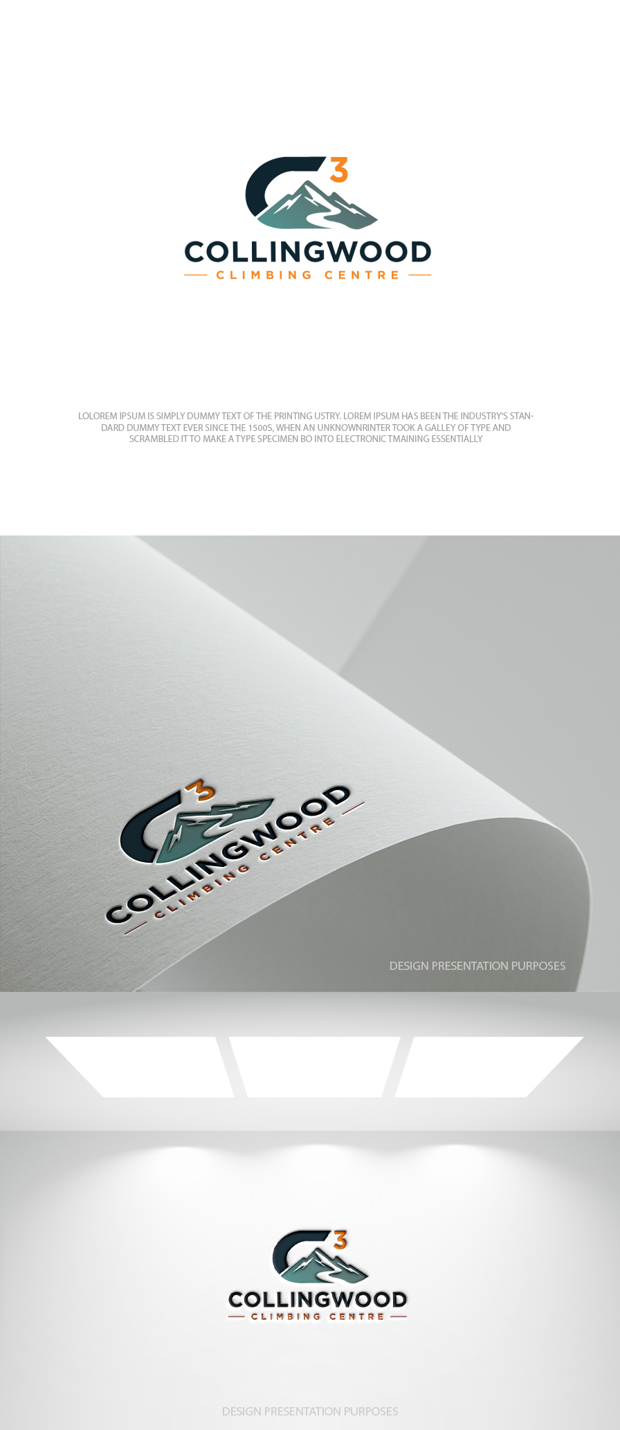 Diseño de Logo por zebronicgraphic para Collingwood Climbing Centre | Diseño #37038613
