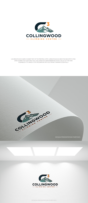 Diseño de Logo por zebronicgraphic para Collingwood Climbing Centre | Diseño: #37038613