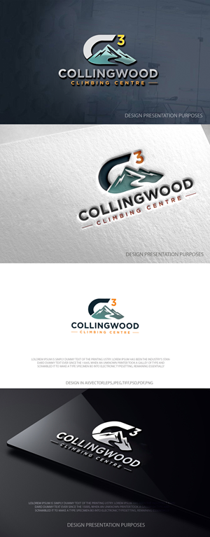 Diseño de Logo por zebronicgraphic para Collingwood Climbing Centre | Diseño: #37038616