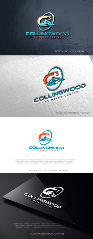 Diseño de Logo por zebronicgraphic para Collingwood Climbing Centre | Diseño: #37038617