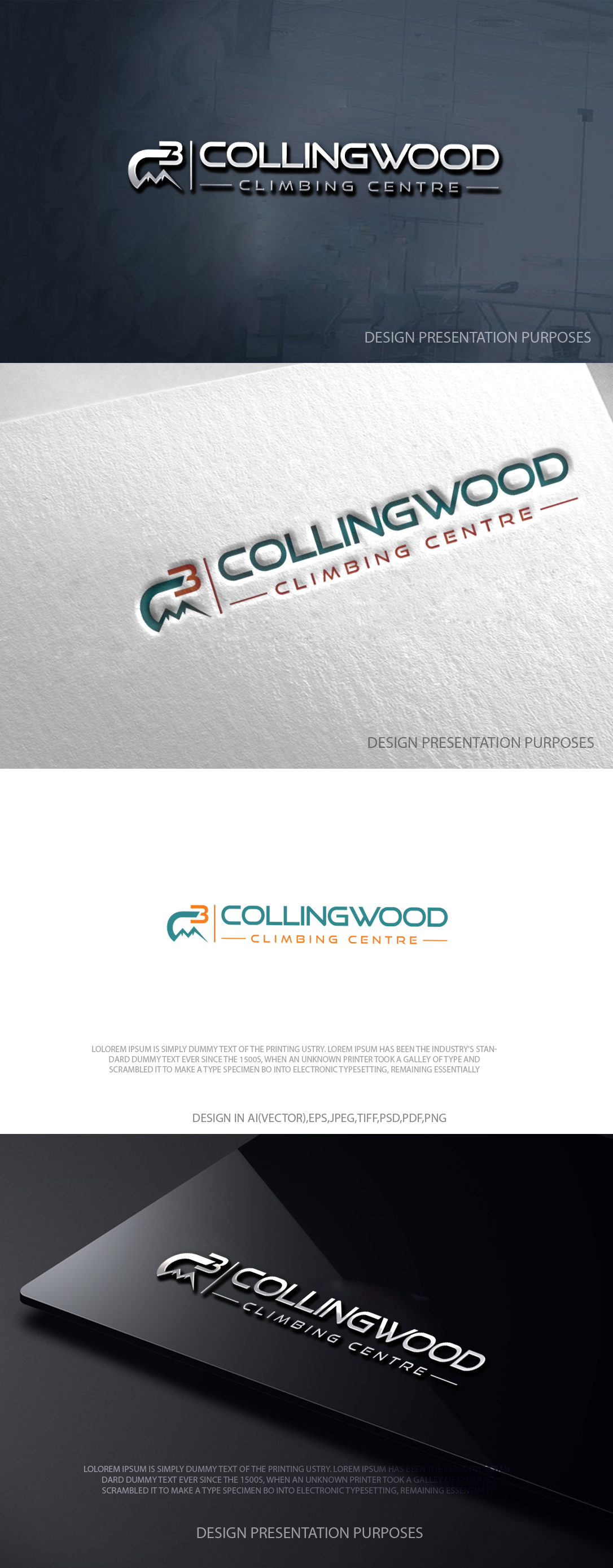 Design de Logo par zebronicgraphic pour Collingwood Climbing Centre | Design #37038620