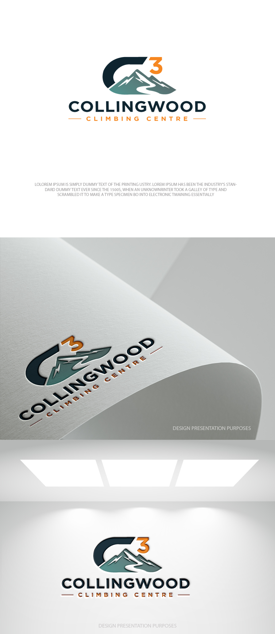 Diseño de Logo por zebronicgraphic para Collingwood Climbing Centre | Diseño #37043601