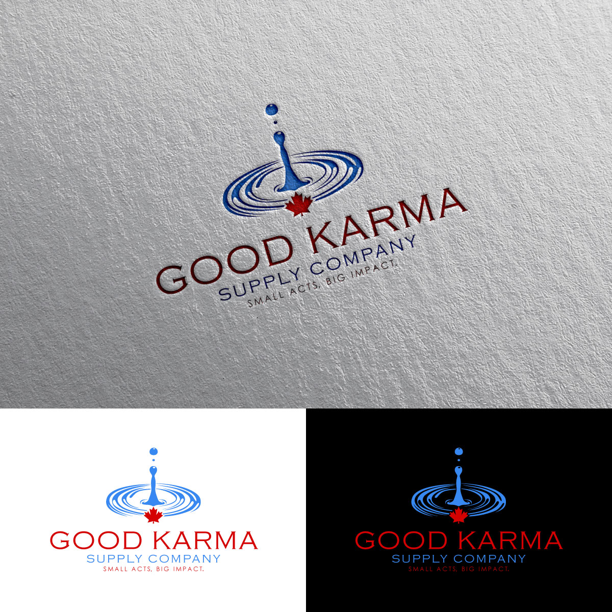Logo Design by Alex Henry for the Good Karma Supply Company | Design #37041425