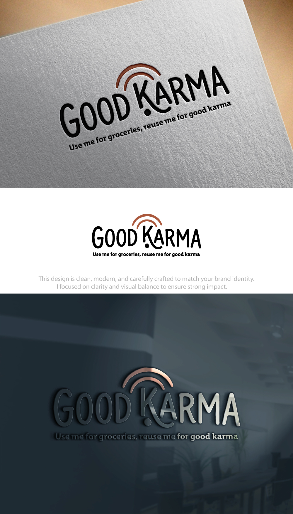 Logo Design by Hamza  Al-Muttalib for the Good Karma Supply Company | Design #37044053