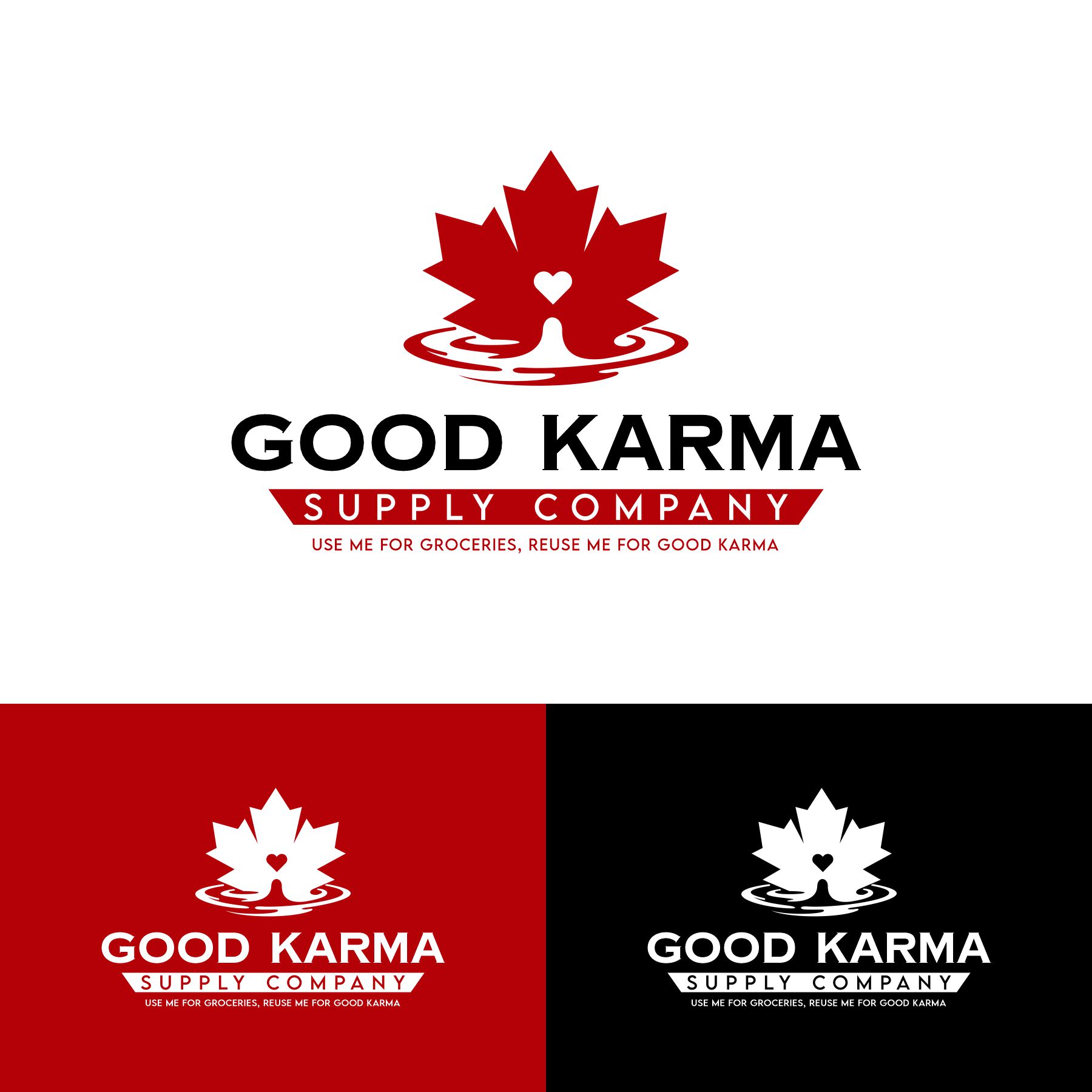 Logo Design by debdesign for the Good Karma Supply Company | Design #37042174