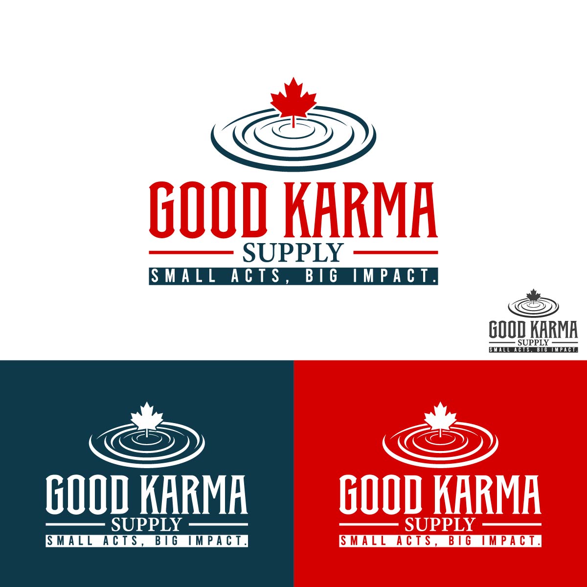 Logo Design by DesignLima for the Good Karma Supply Company | Design #37042820
