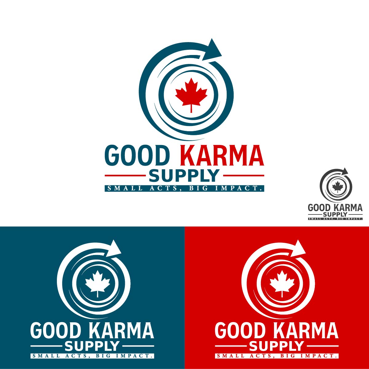 Logo Design by DesignLima for the Good Karma Supply Company | Design #37042822