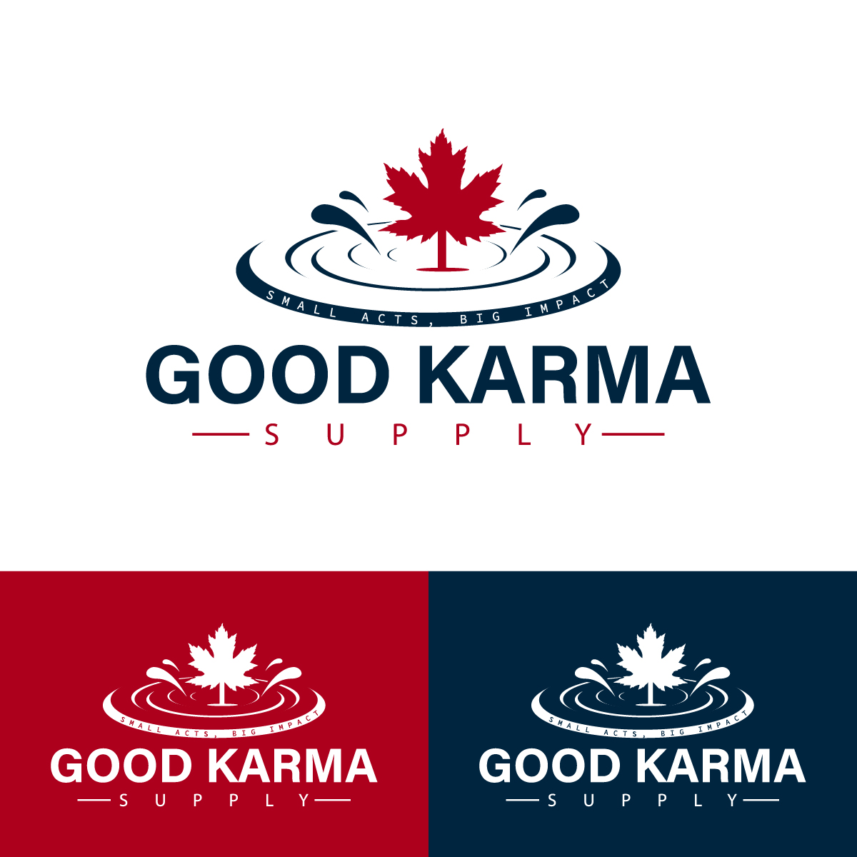 Logo Design by DesignLima for the Good Karma Supply Company | Design #37043299