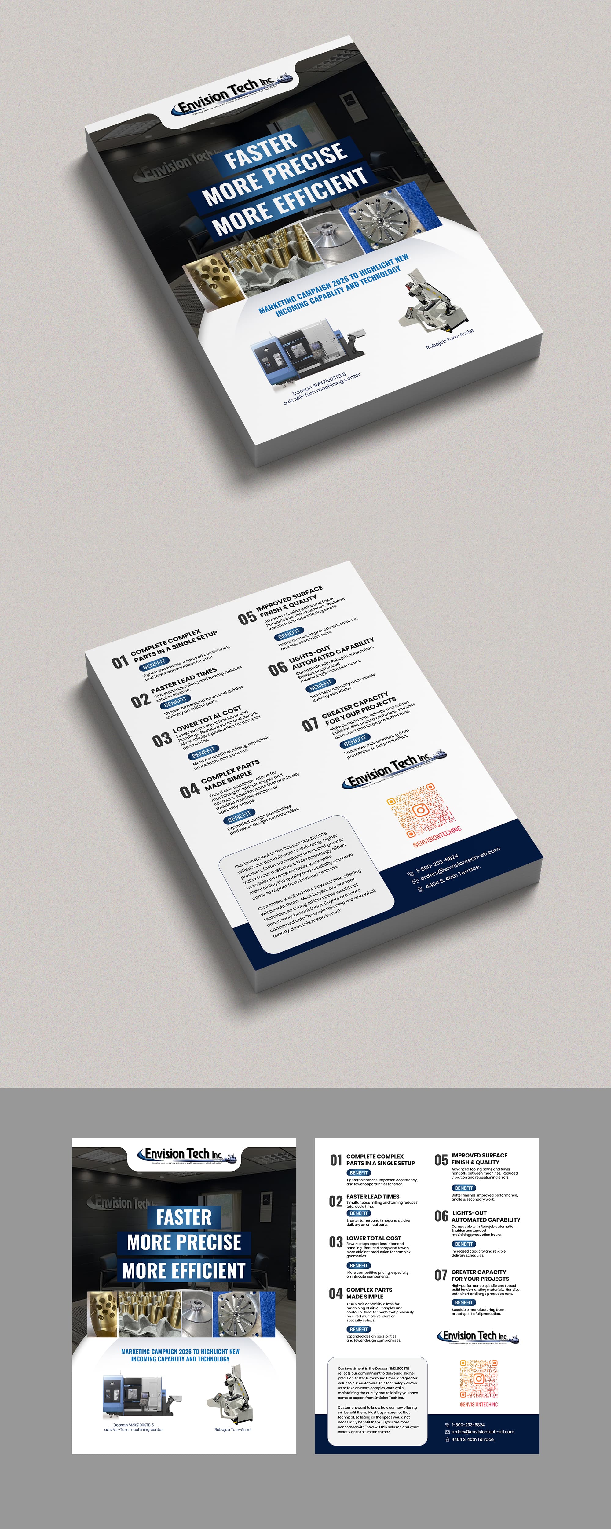 Flyer Design by Design Motion for Envision Tech Inc | Design #37050075
