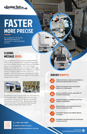 Flyer Design by Ascinate for Envision Tech Inc | Design #37050700