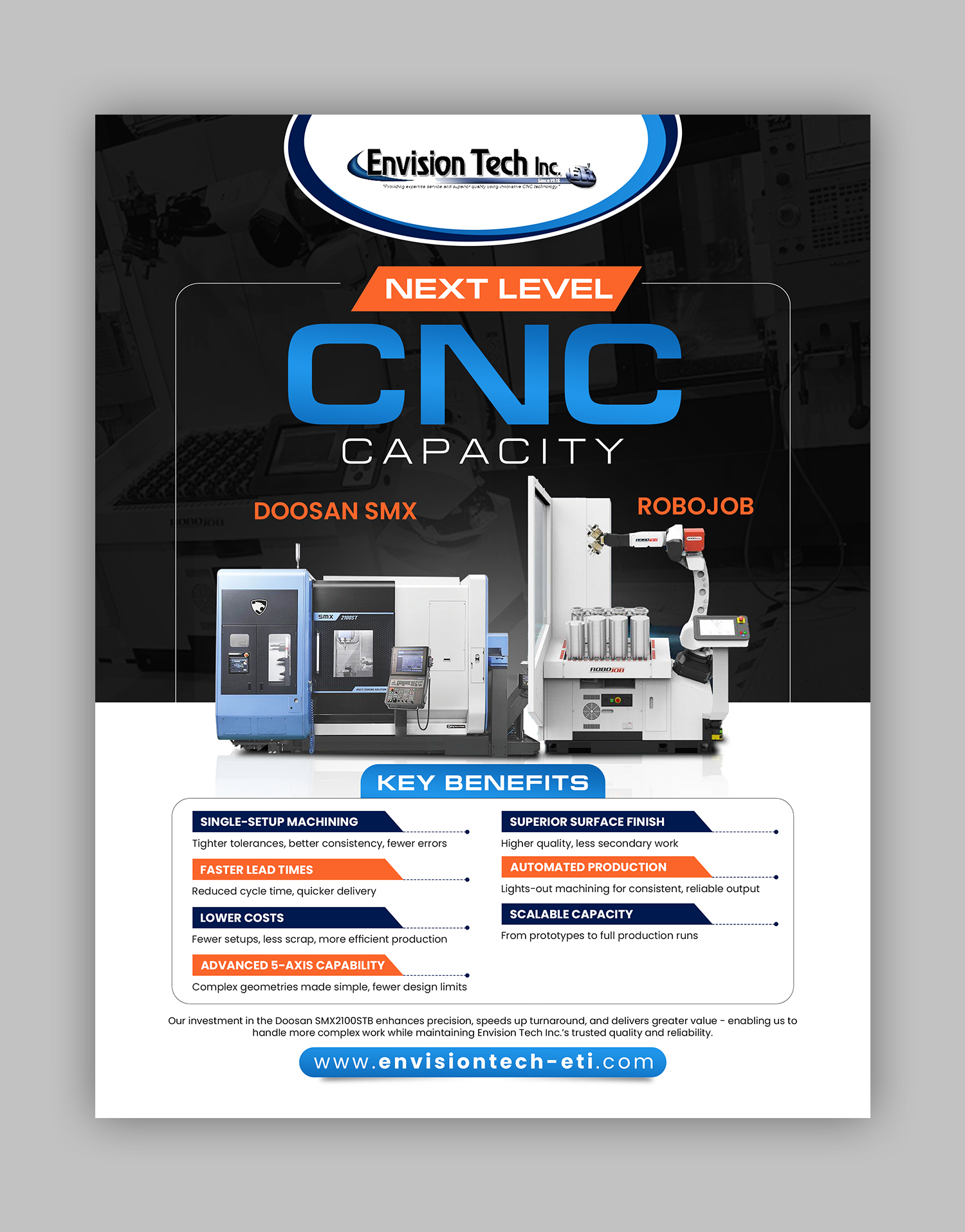 Flyer Design by debdesign for Envision Tech Inc | Design #37058220