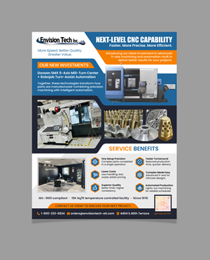 Flyer Design by saurov for Envision Tech Inc | Design: #37044809