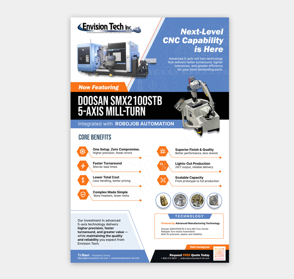 Flyer Design by DA. for Envision Tech Inc | Design #37041920