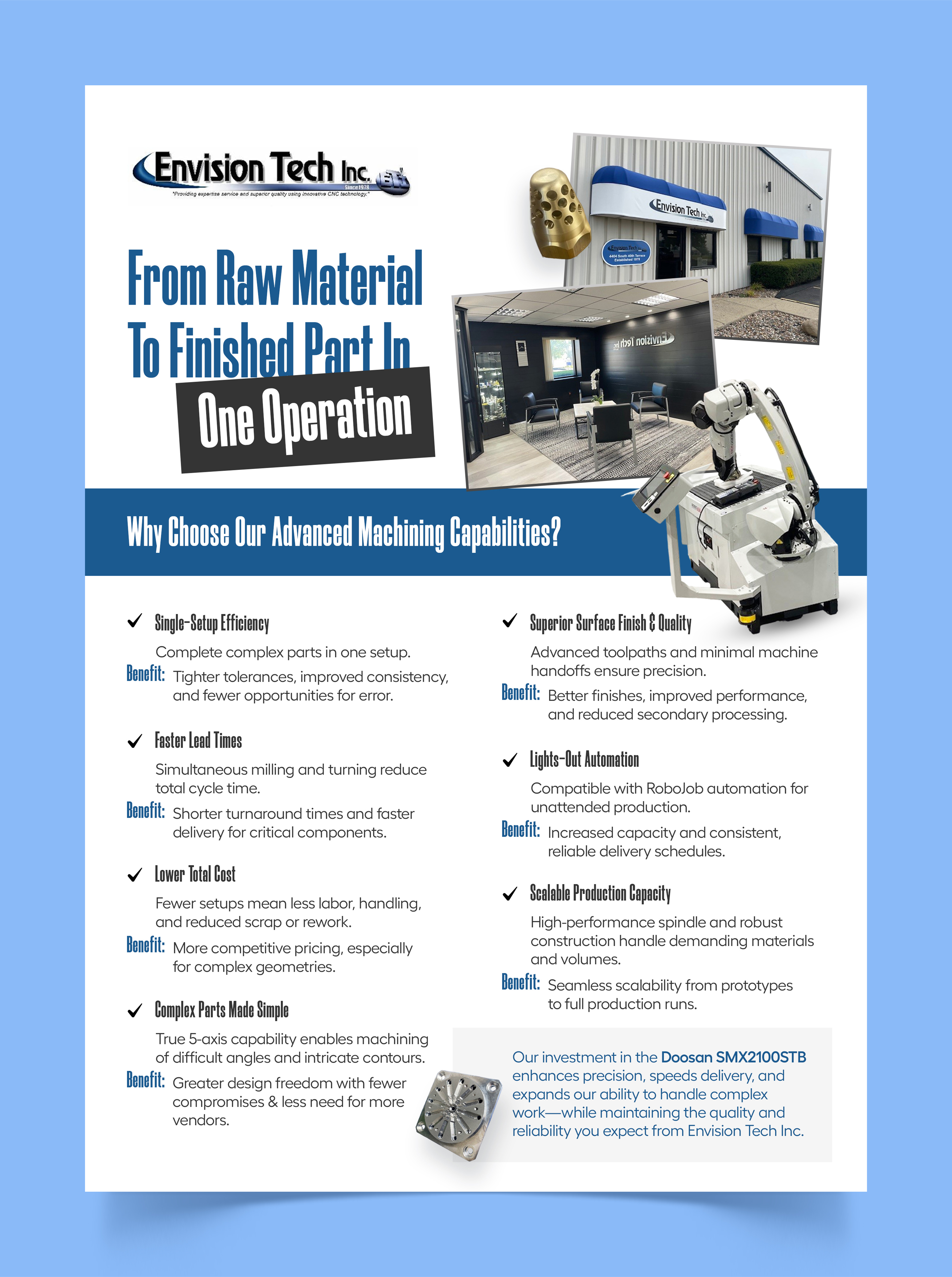 Flyer Design by Graphic Guy for Envision Tech Inc | Design #37049407