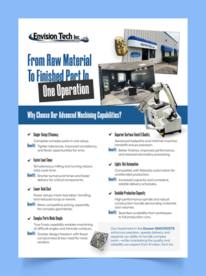 Flyer Design by Graphic Guy for Envision Tech Inc | Design: #37049407