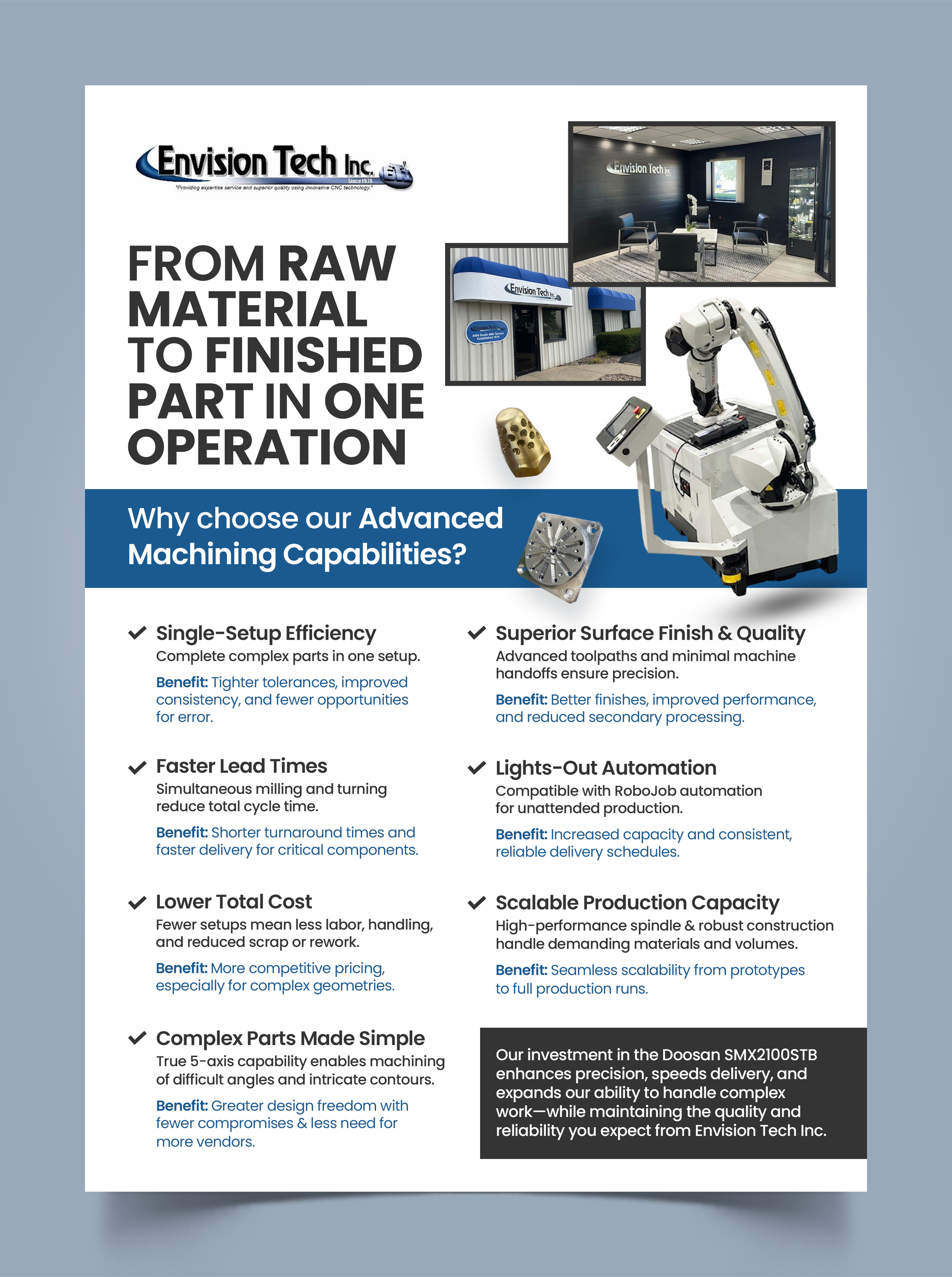 Diseño de Flyer por Graphic Guy para Envision Tech Inc | Diseño #37049408