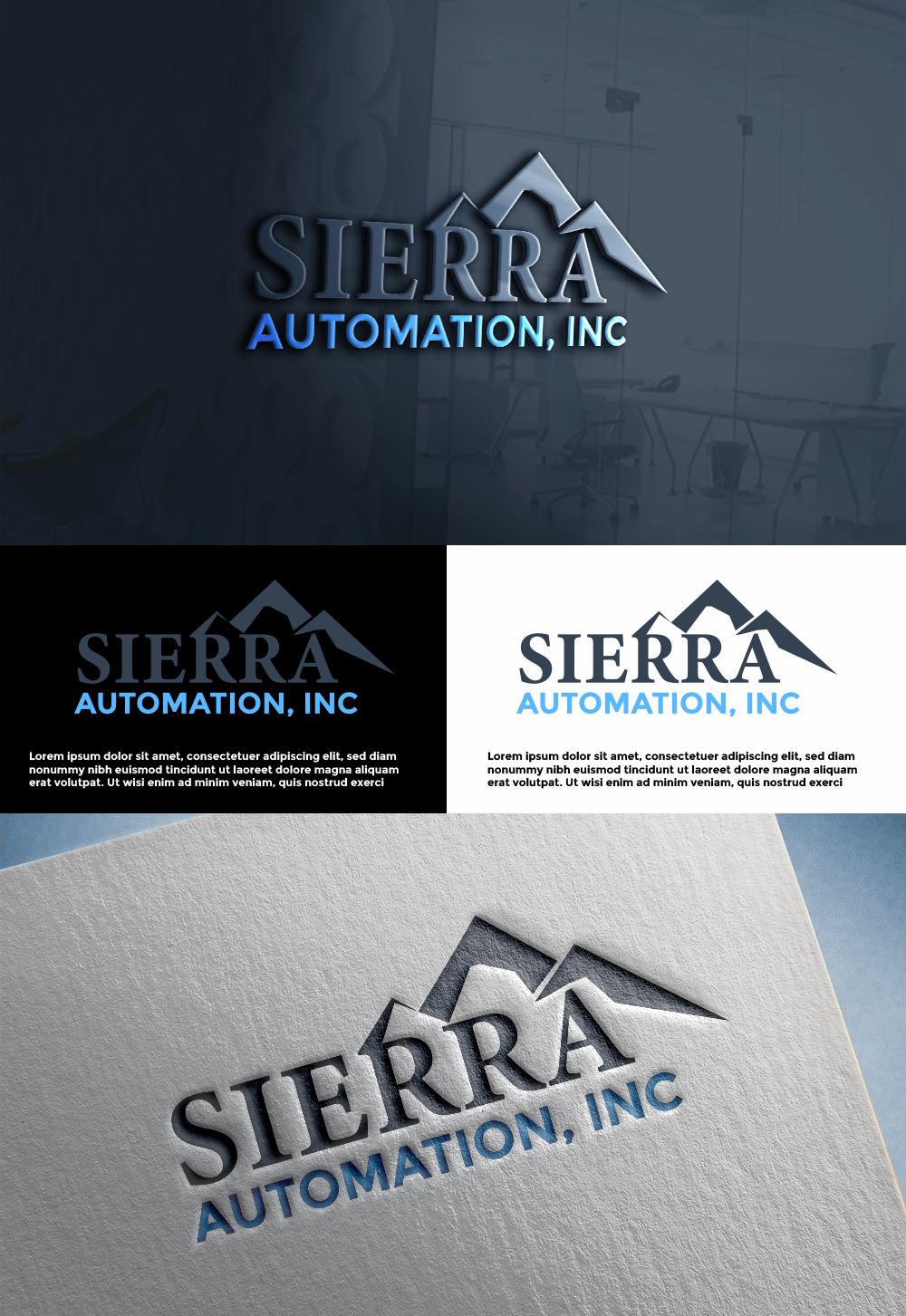 Logo Design by Innovative Graphix for Sierra Automation, Inc. | Design #37047180
