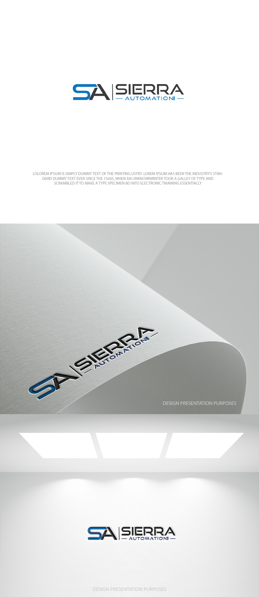 Logo Design by zebronicgraphic for Sierra Automation, Inc. | Design #37042503