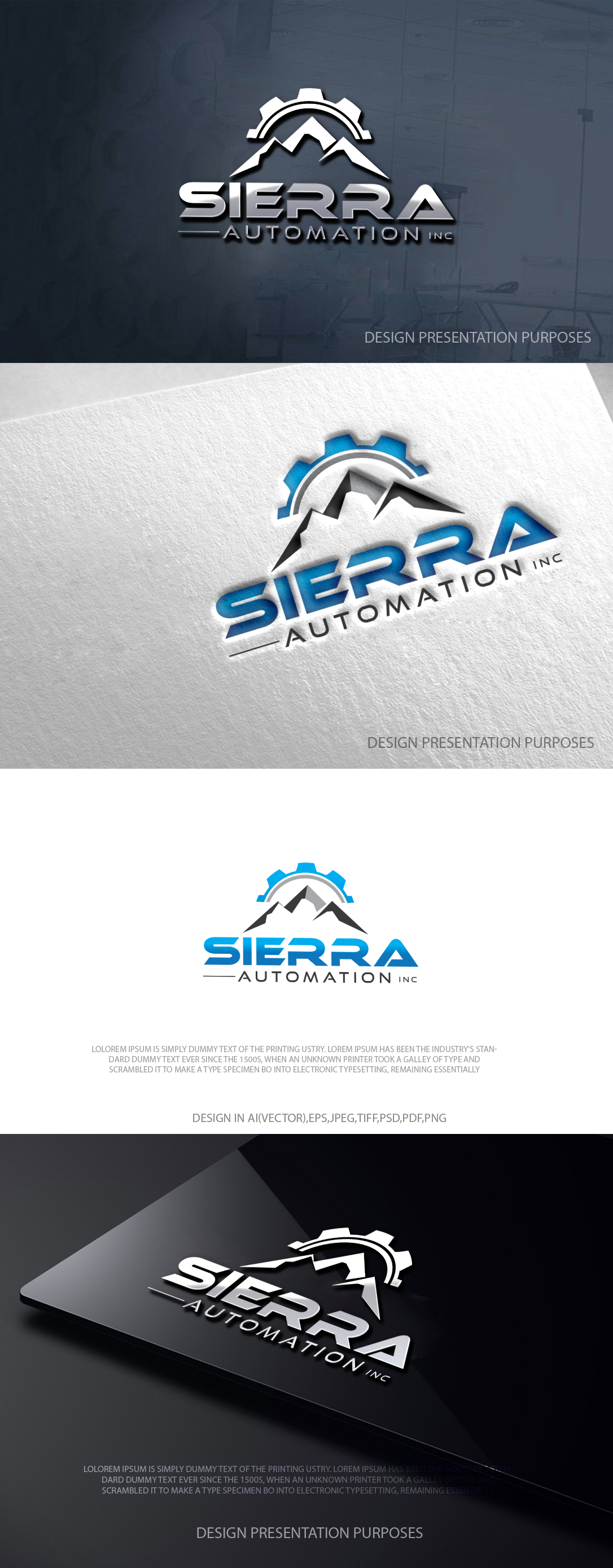 Logo Design by zebronicgraphic for Sierra Automation, Inc. | Design #37042506