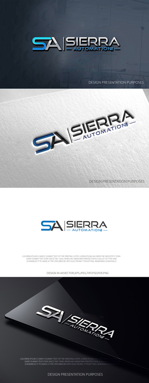 Logo Design by zebronicgraphic for Sierra Automation, Inc. | Design: #37042508