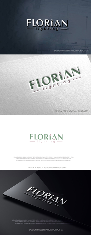 Logo Design by zebronicgraphic for FLORIAN designs | Design: #37045791