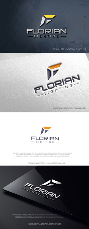 Logo Design by zebronicgraphic for FLORIAN designs | Design: #37045792