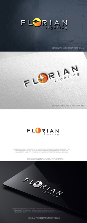 Logo Design by zebronicgraphic for FLORIAN designs | Design: #37045793