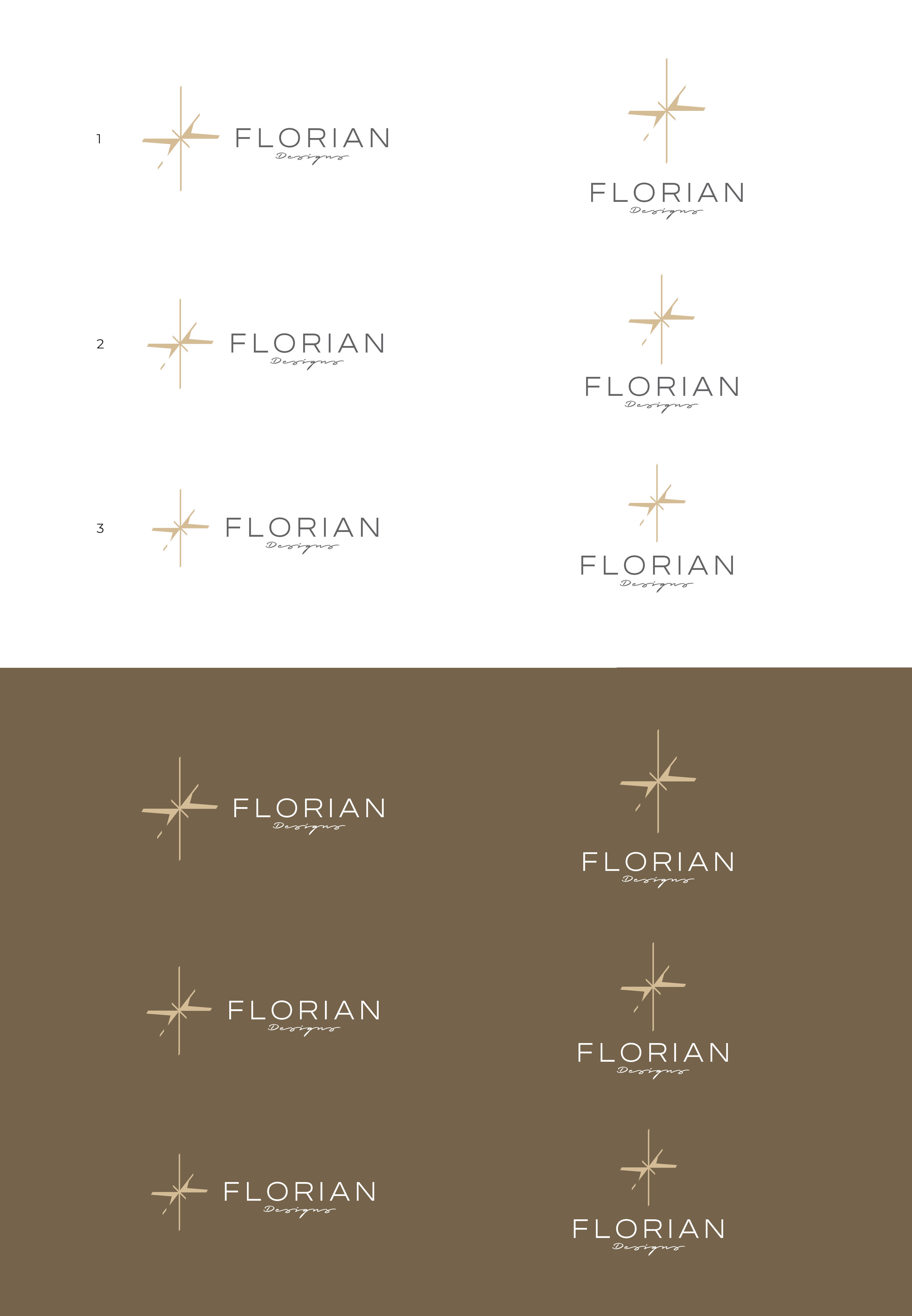 Logo Design by Stelery for FLORIAN designs | Design #37416336