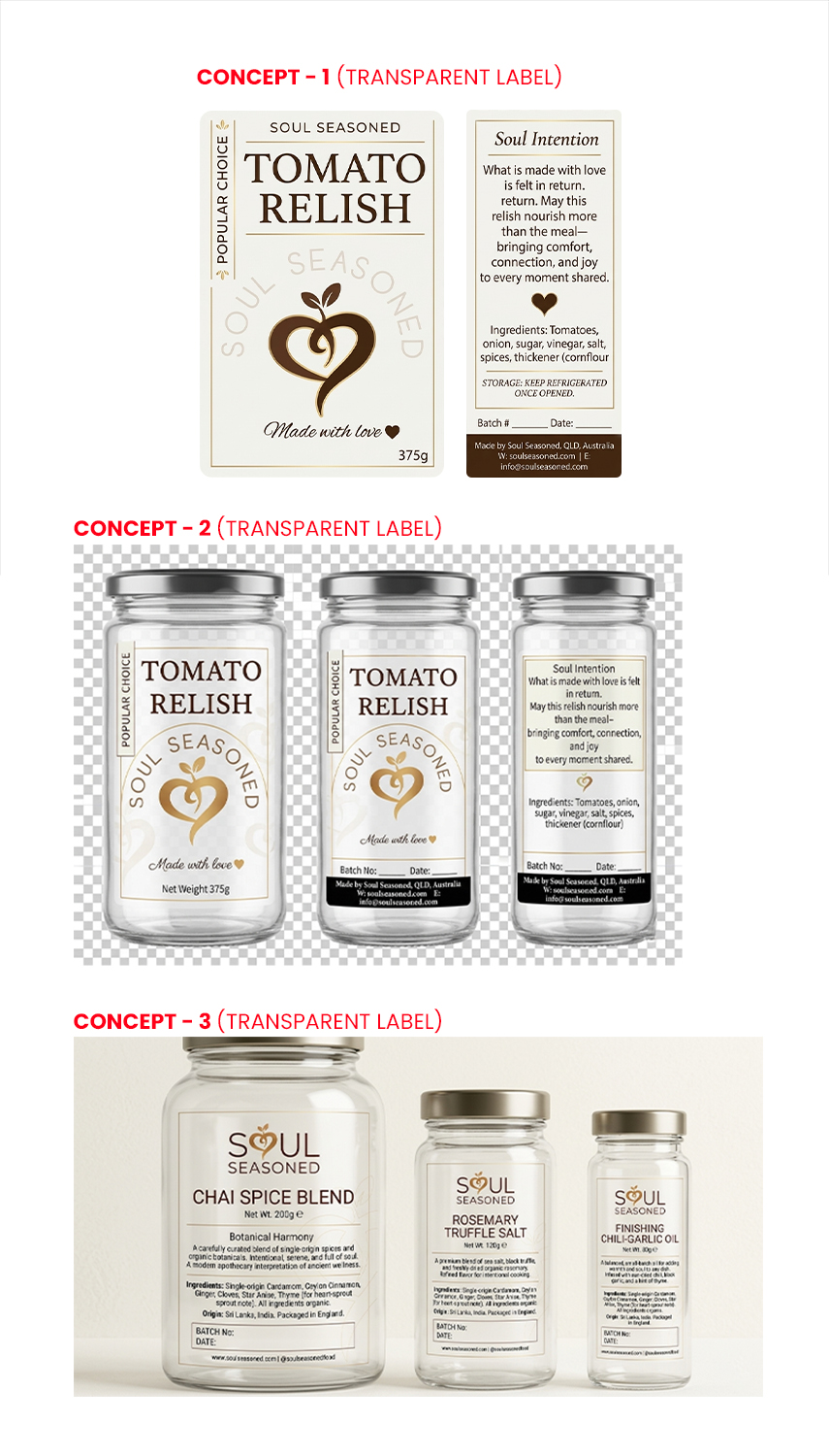 Label Design by MDesigns ™ for Soul Seasoned | Design #37044672