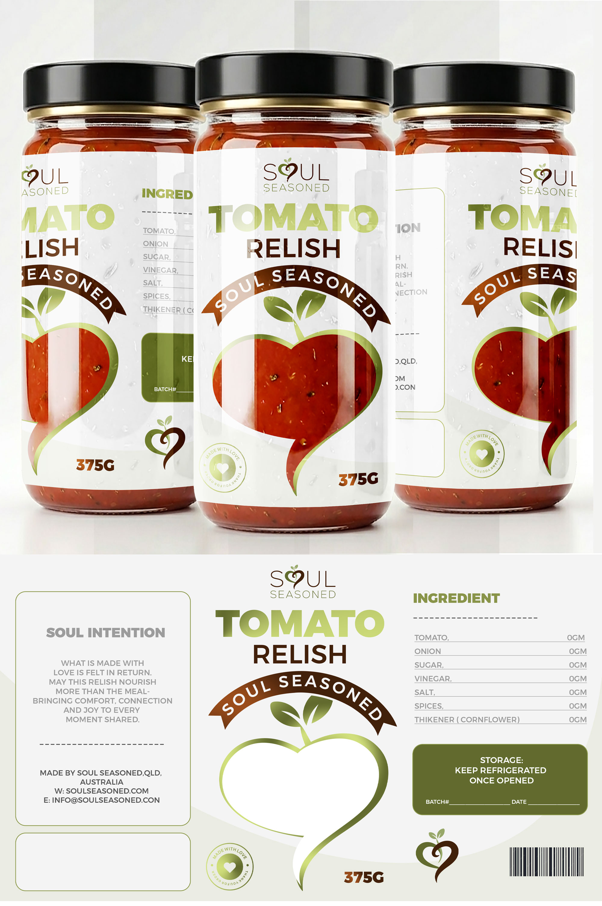 Label Design by DESIGN SOLUTIONS 007 for Soul Seasoned | Design #37045837