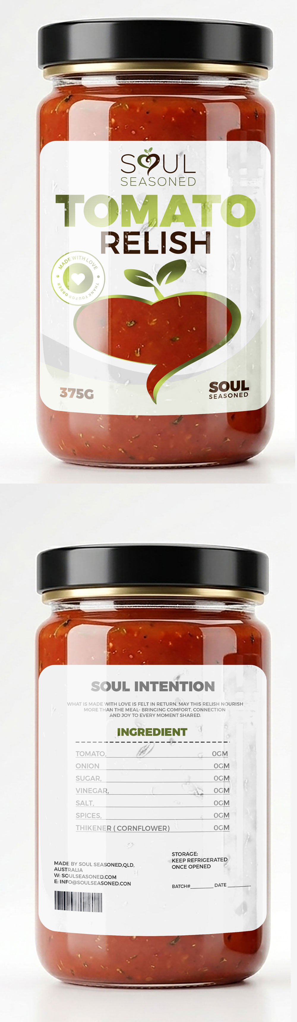 Label Design by DESIGN SOLUTIONS 007 for Soul Seasoned | Design #37046197