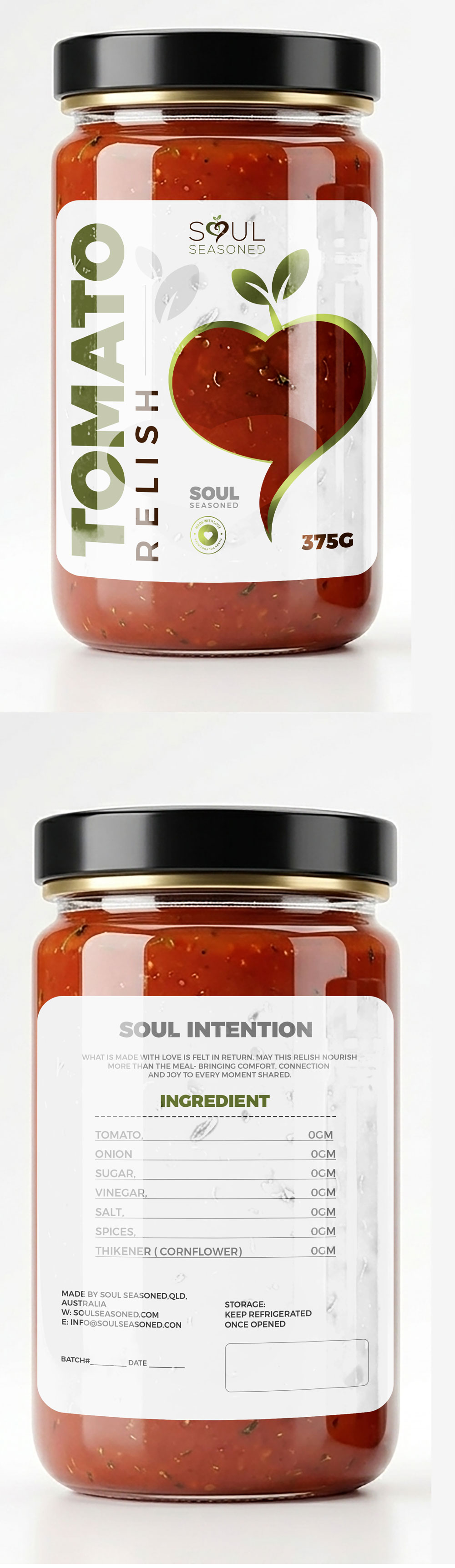 Label Design by DESIGN SOLUTIONS 007 for Soul Seasoned | Design #37046253