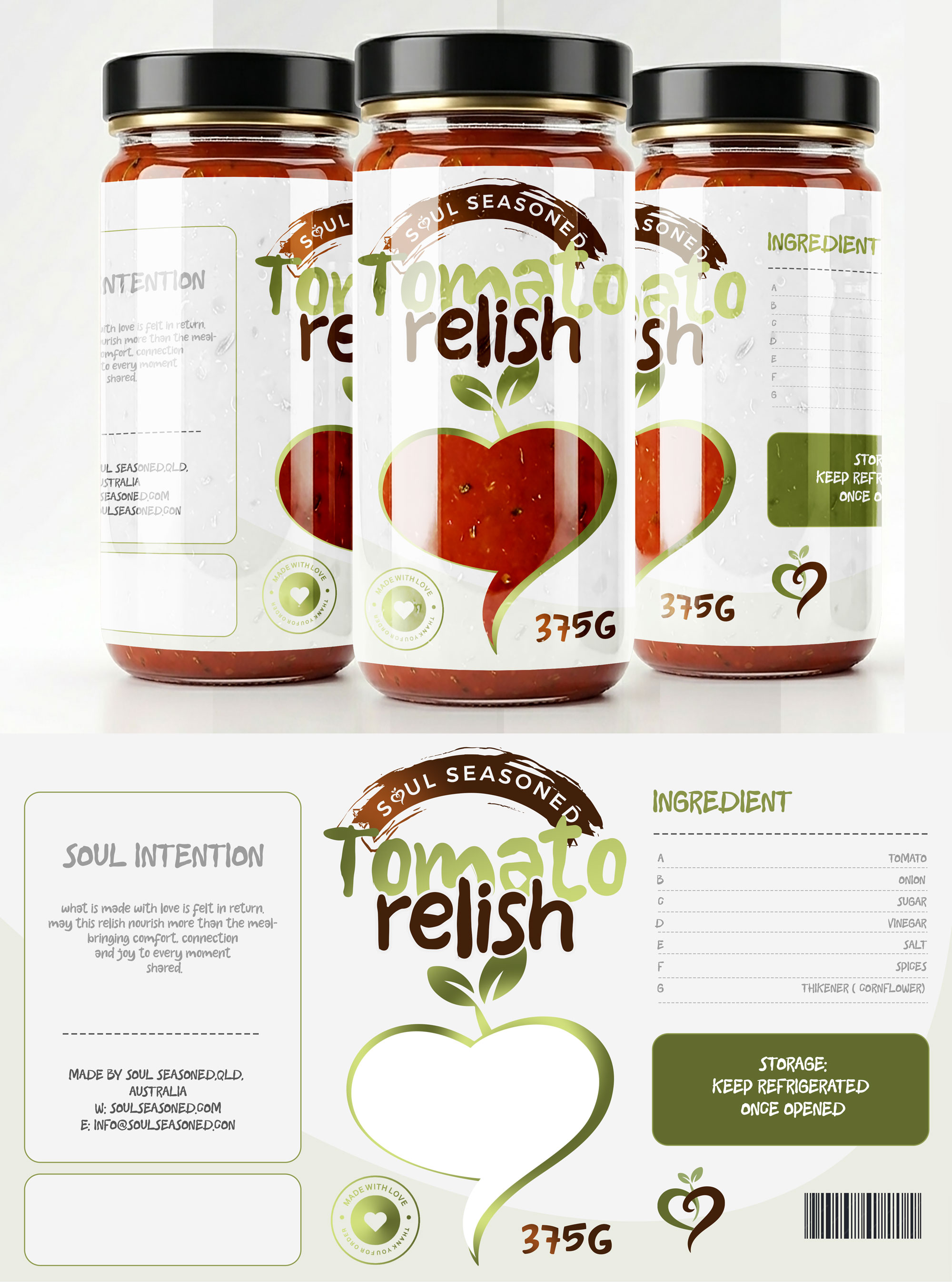 Label Design by DESIGN SOLUTIONS 007 for Soul Seasoned | Design #37047703