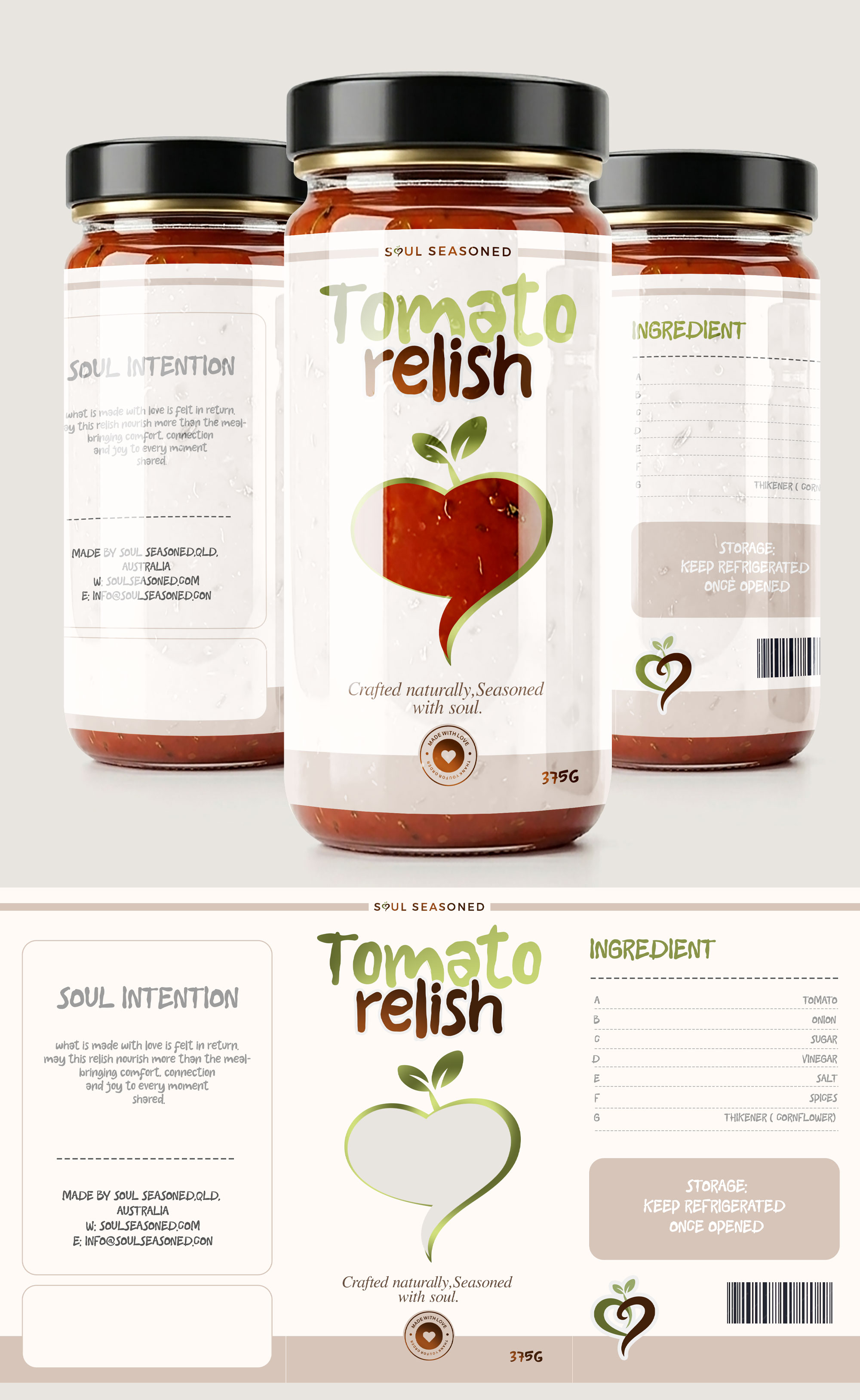 Label Design by DESIGN SOLUTIONS 007 for Soul Seasoned | Design #37051044