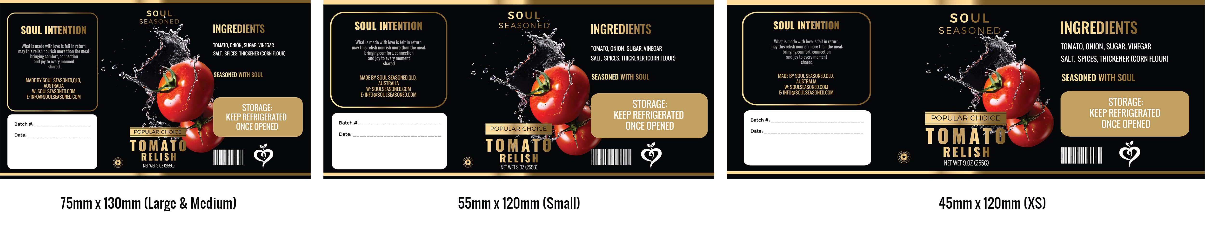 Label Design by DESIGN SOLUTIONS 007 for Soul Seasoned | Design #37063687
