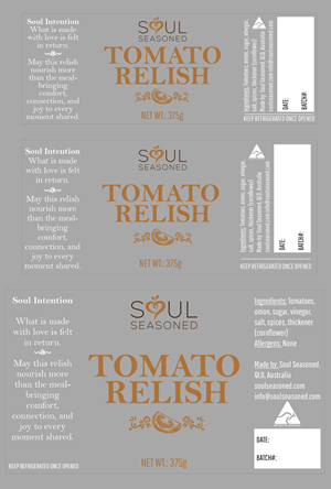 Label Design by Lezette_G for Soul Seasoned | Design: #37045010