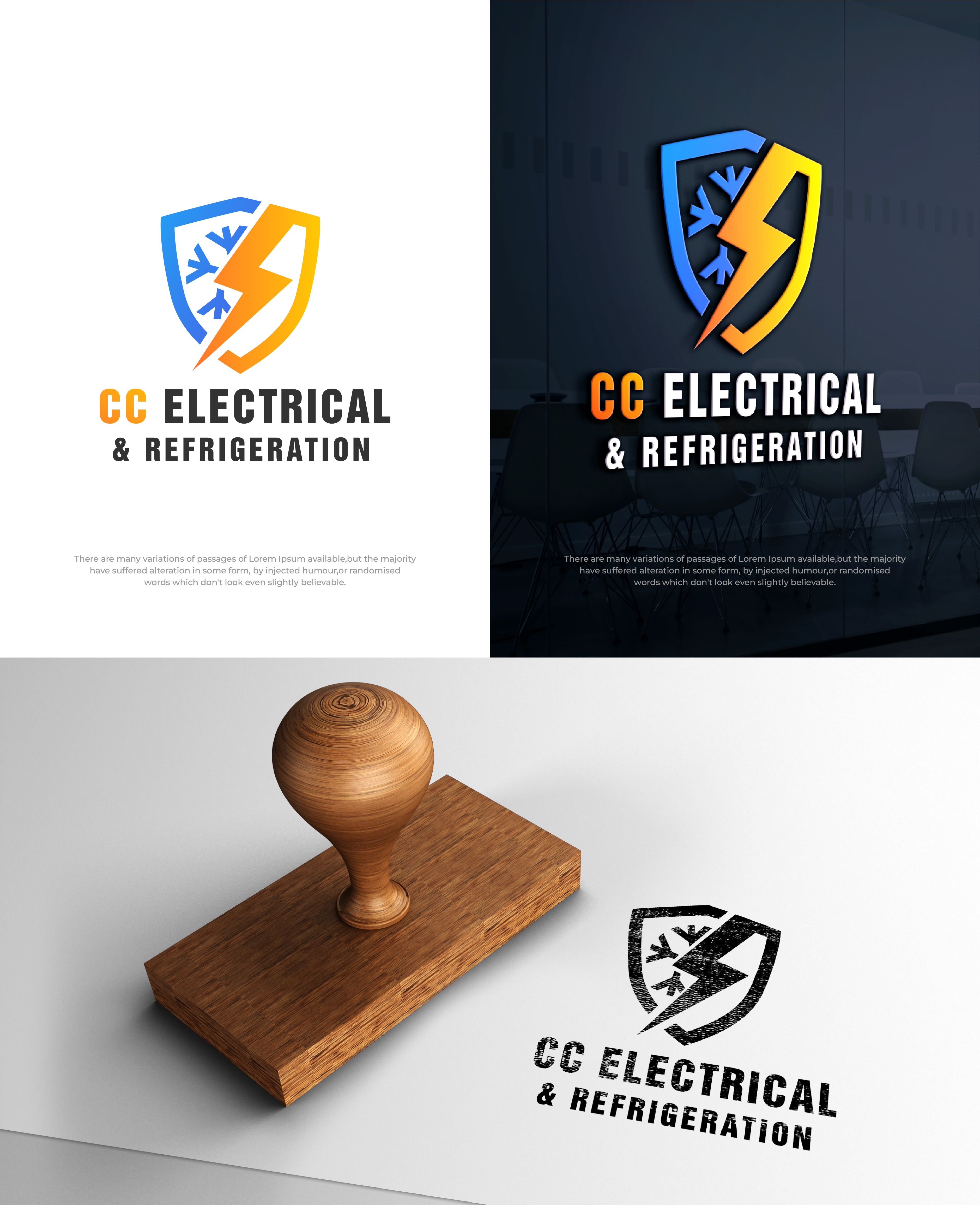 Logo Design by AliArsh for Air Conditioning Contractors WA | Design #37050916