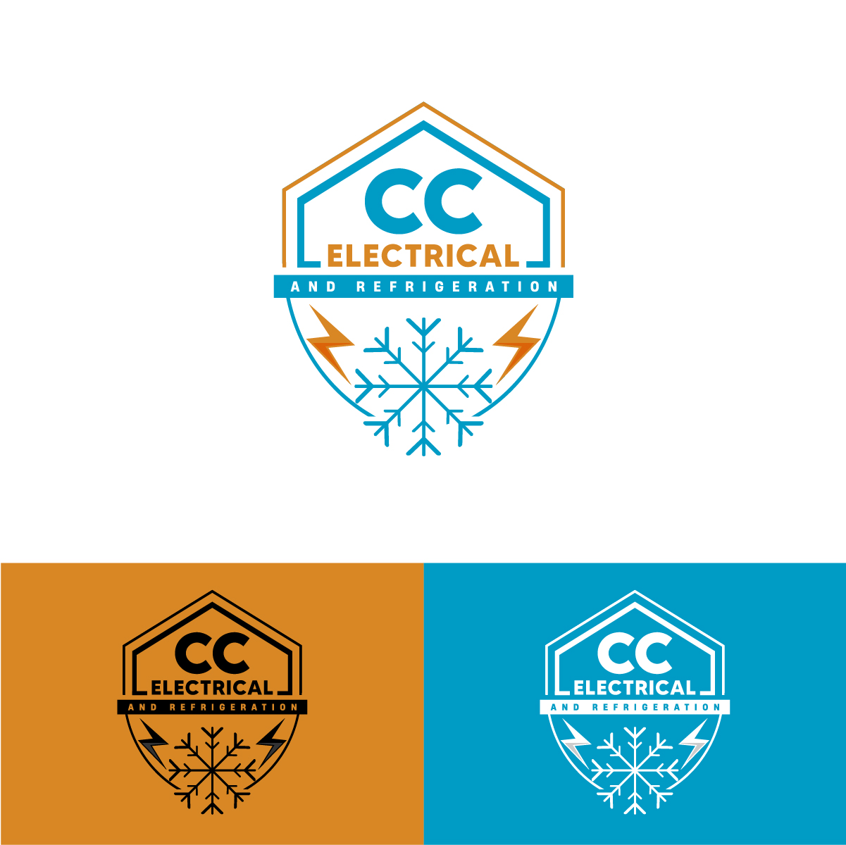 Logo Design by MonsterDesign for Air Conditioning Contractors WA | Design #37051278