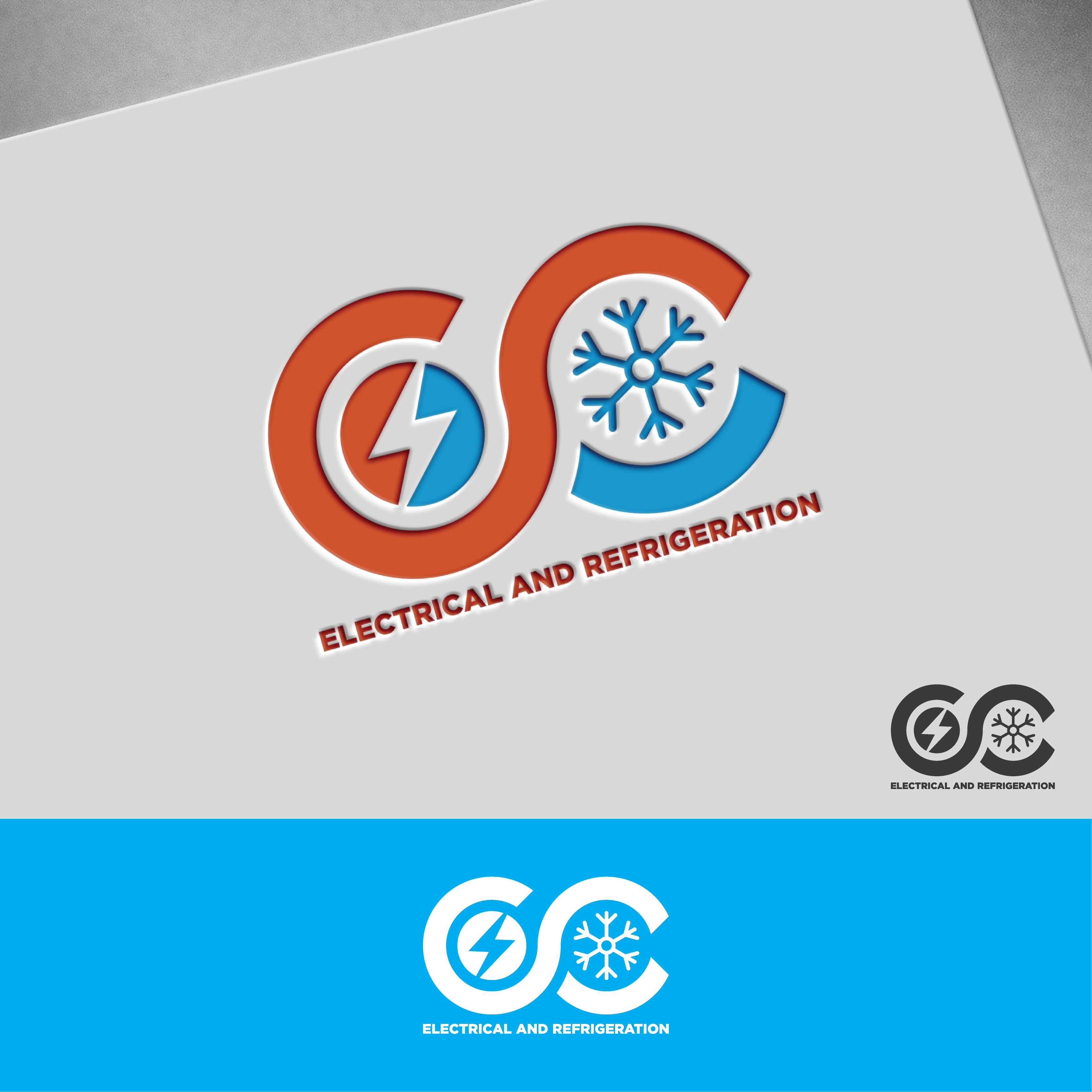 Logo Design by xum for Air Conditioning Contractors WA | Design #37048279